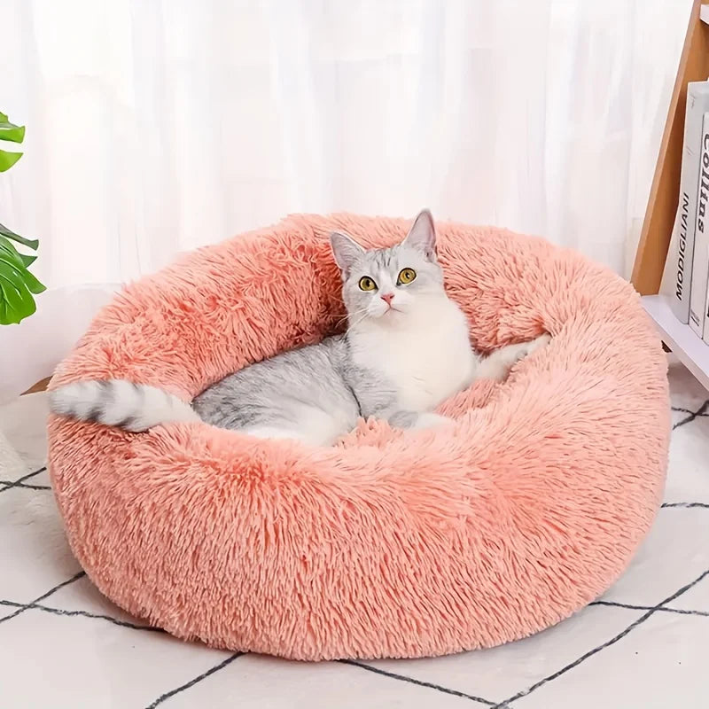 Furry plush bed.