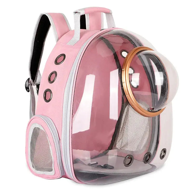 Transparent Pet Travel Bag.