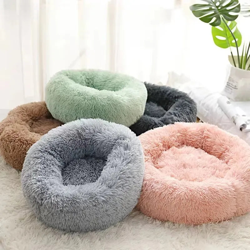 Furry plush bed.