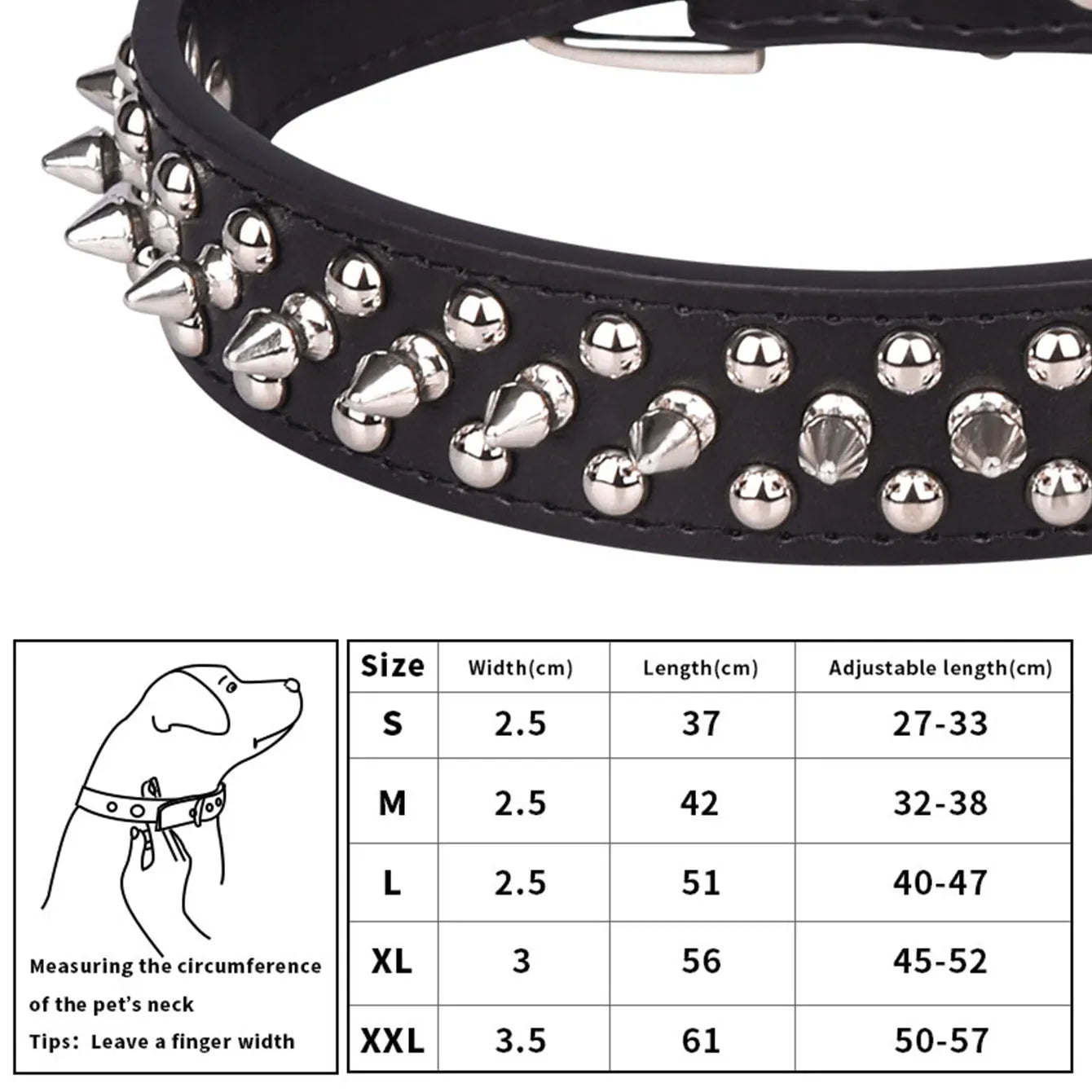 Adjustable rivet collar.