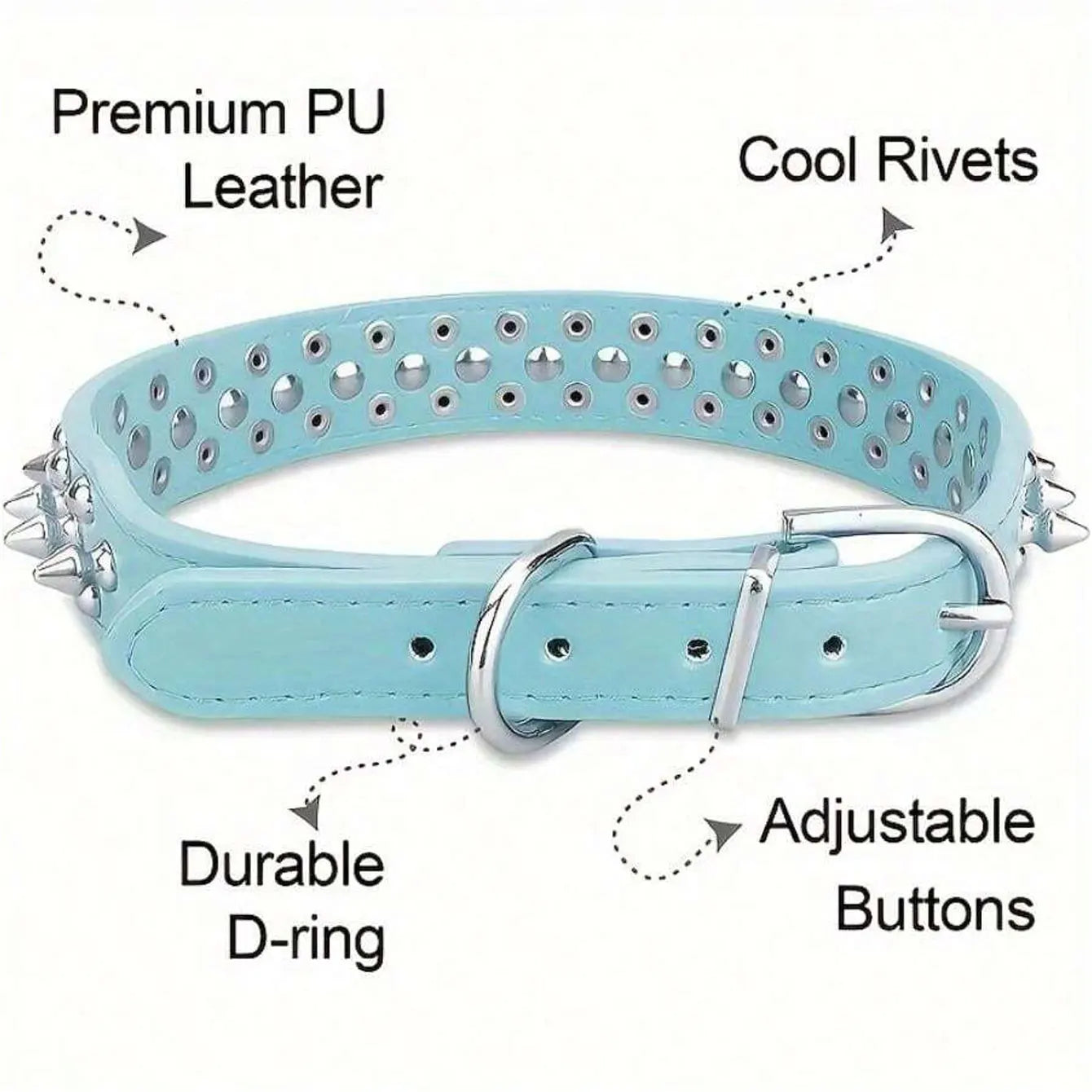 Adjustable rivet collar.